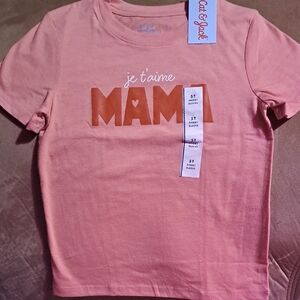 5T Je t'aime Mama soft T-shirt Cat & Jack Pink